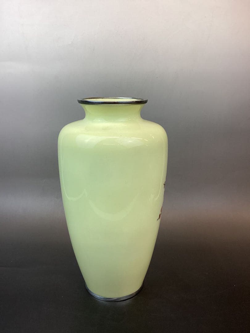 七宝焼　四君子文 花瓶 31cm 送料込み ［Myday専用￼ ］