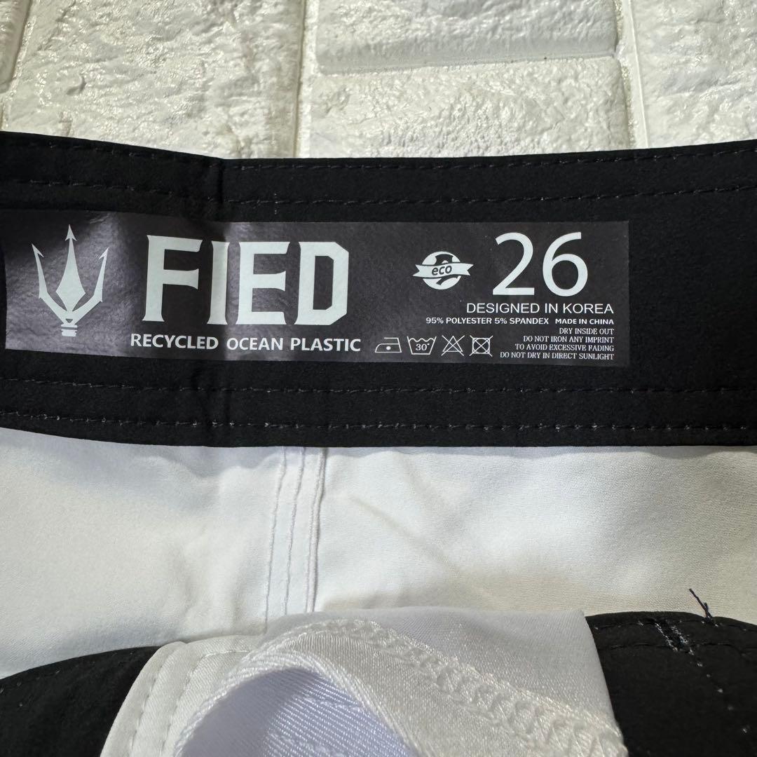 FIED ファイド　サーフパンツ　水着 ホワイト ストライプ　フィジーク　S