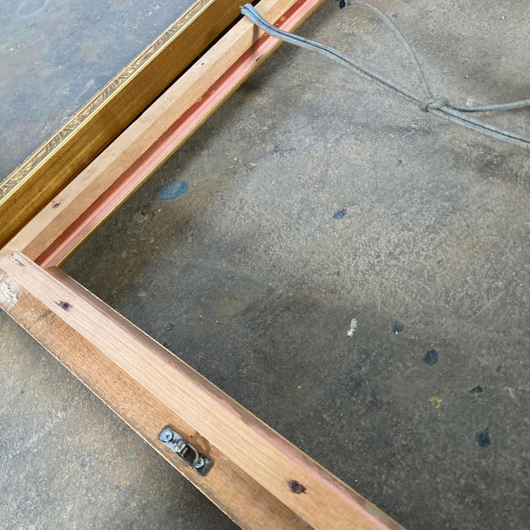 F8 油彩額縁 ゴールドフレーム 金枠 4点 まとめ売り