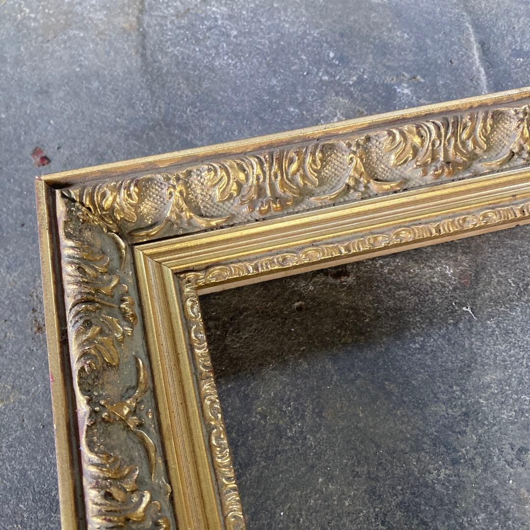 F8 油彩額縁 ゴールドフレーム 金枠 4点 まとめ売り