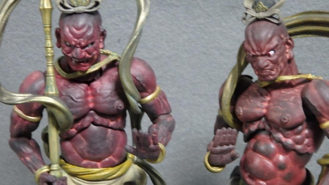 リボルテックタケヤ 金剛力士 阿形 吽形 タケヤ式自在置物 フィギュア 海洋堂