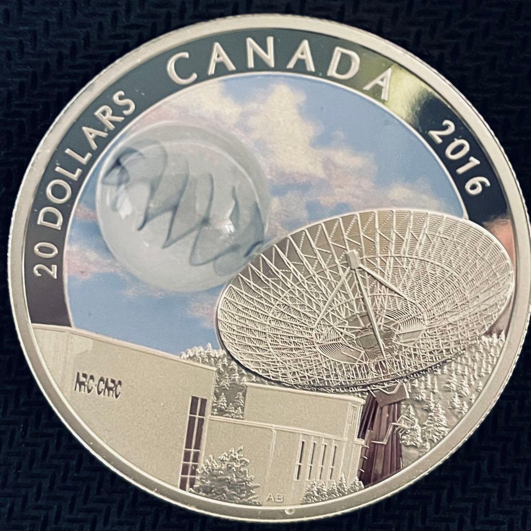 ［限定］カナダ国立研究評議会 1オンス記念銀貨 COA付 2016 希少