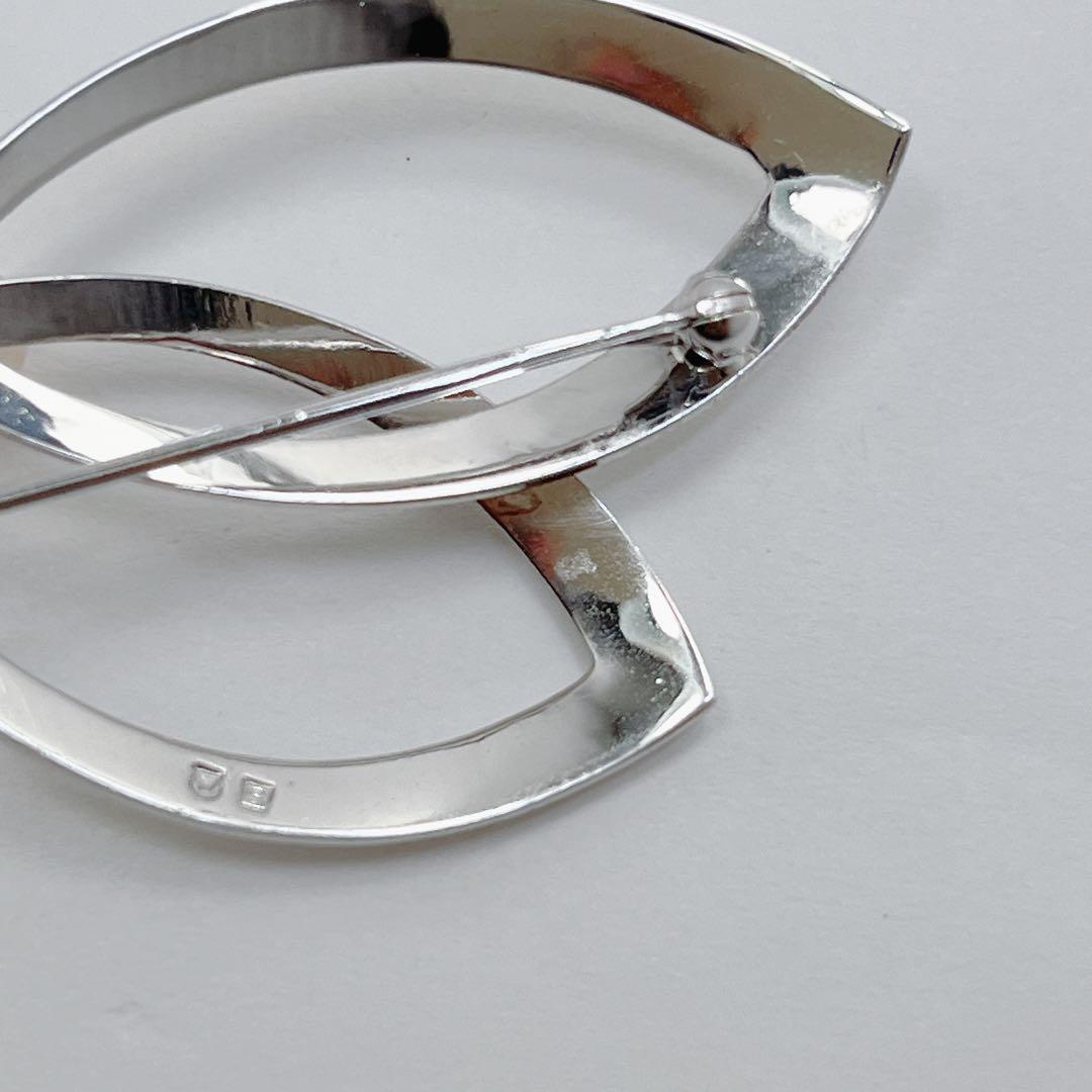 美品✨MIKIMOTO ミキモト　アコヤパール　ブローチ　コサージュ　シルバー