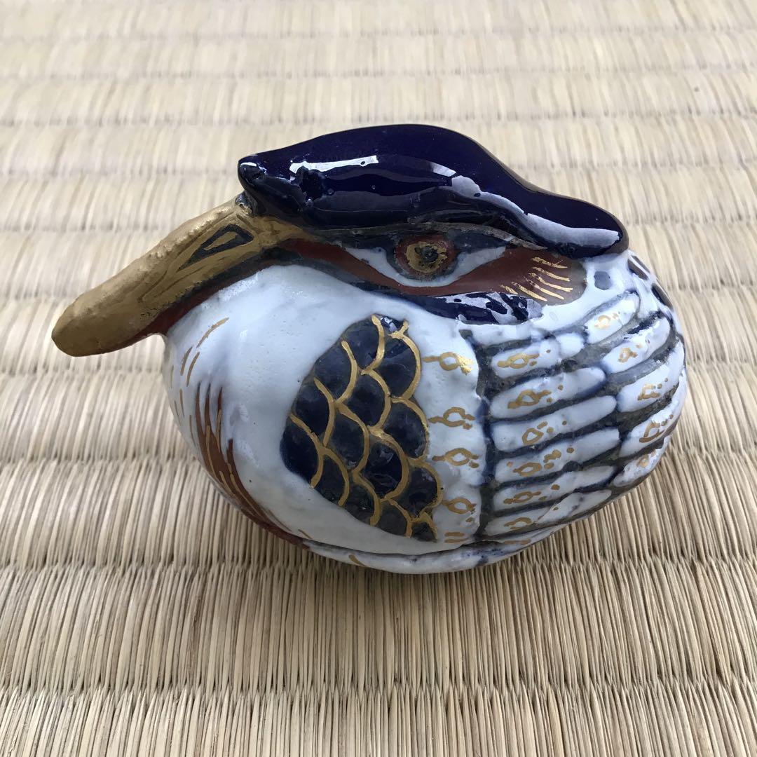 茶道具　香合　川蝉香合　出雲焼　楽山窯　長岡住右衛門(空権)造　共箱　S99KG