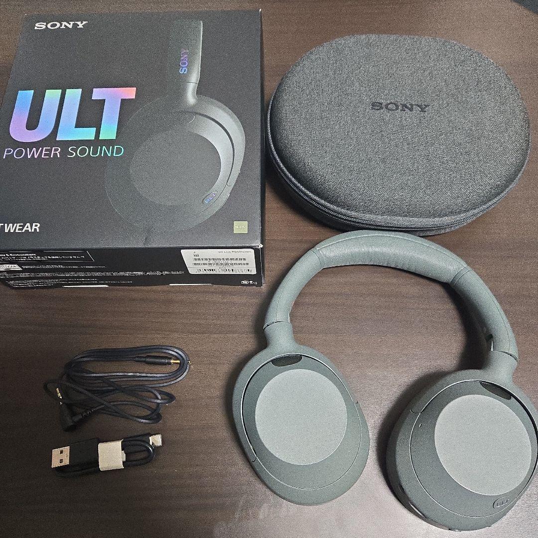 SONY ULT WEAR ワイヤレスヘッドホン グレー