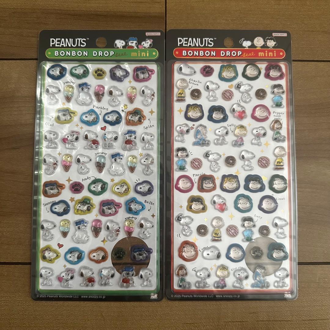 〔正規品〕ボンボンドロップシールミニ ディズニー&スヌーピー コンプリート