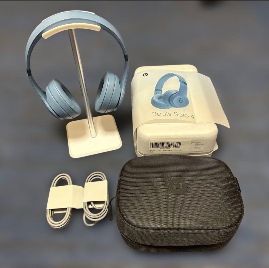 【値下げ可能】土台付きBeats Solo4 スレートブルー MUW43PA/A