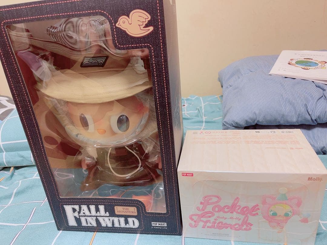 ぬいぐるみ LABUBU THE MONSTERSFALLINWILD&babymonlly