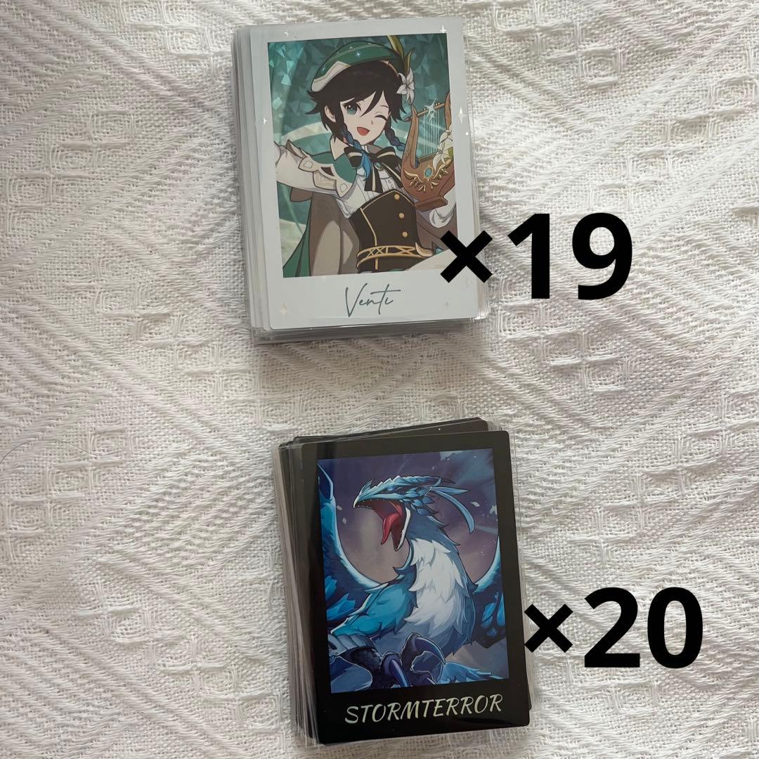 原神 ウェンティ トワリン fesチェキ 74枚