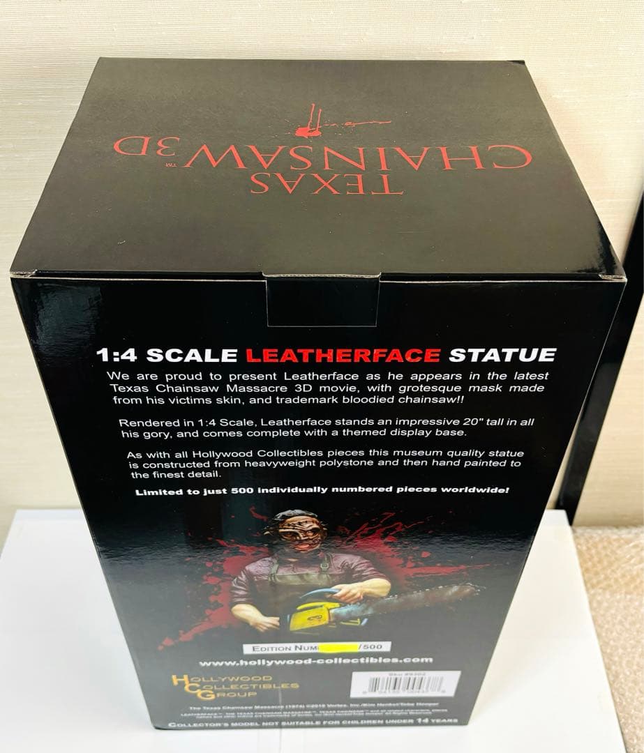 ⭐︎悪魔のいけにえ⭐︎新品未開封⭐︎1/4スケールスタチュー ⭐︎レザーフェイス⭐︎