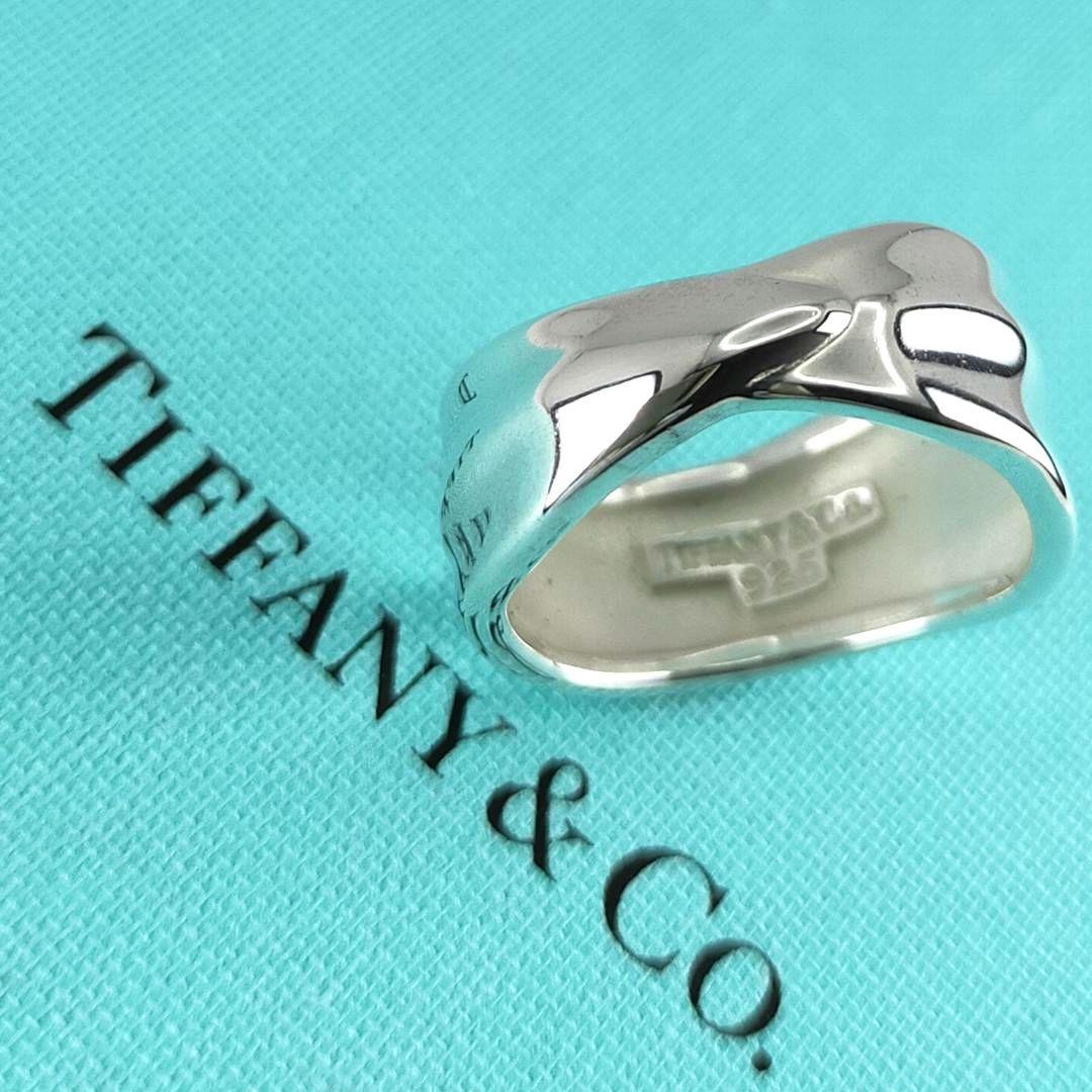 ★SALE★【ティファニー】リーフ　葉っぱ　リング　１４号　2603