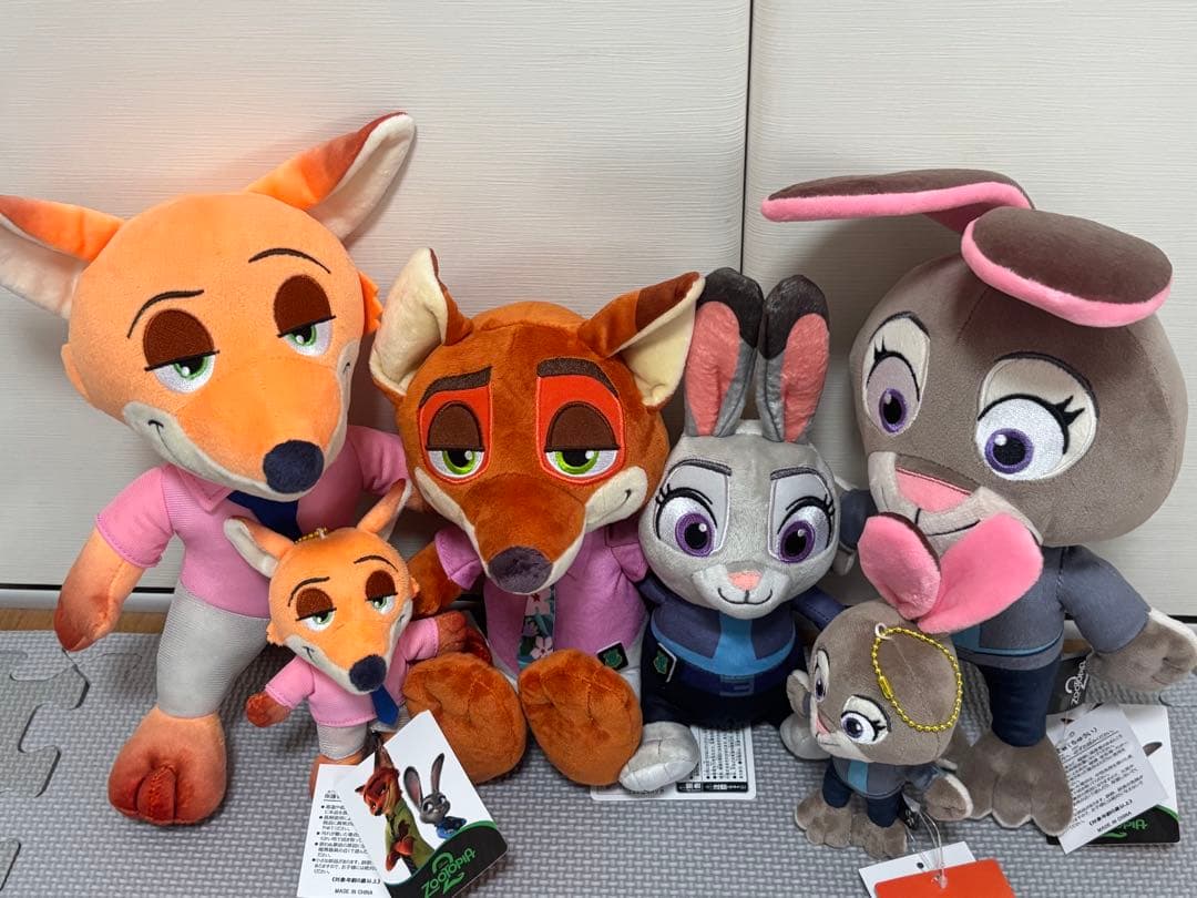 ディズニー ズートピア2 キャラクターぬいぐるみ ジュディ & ニック