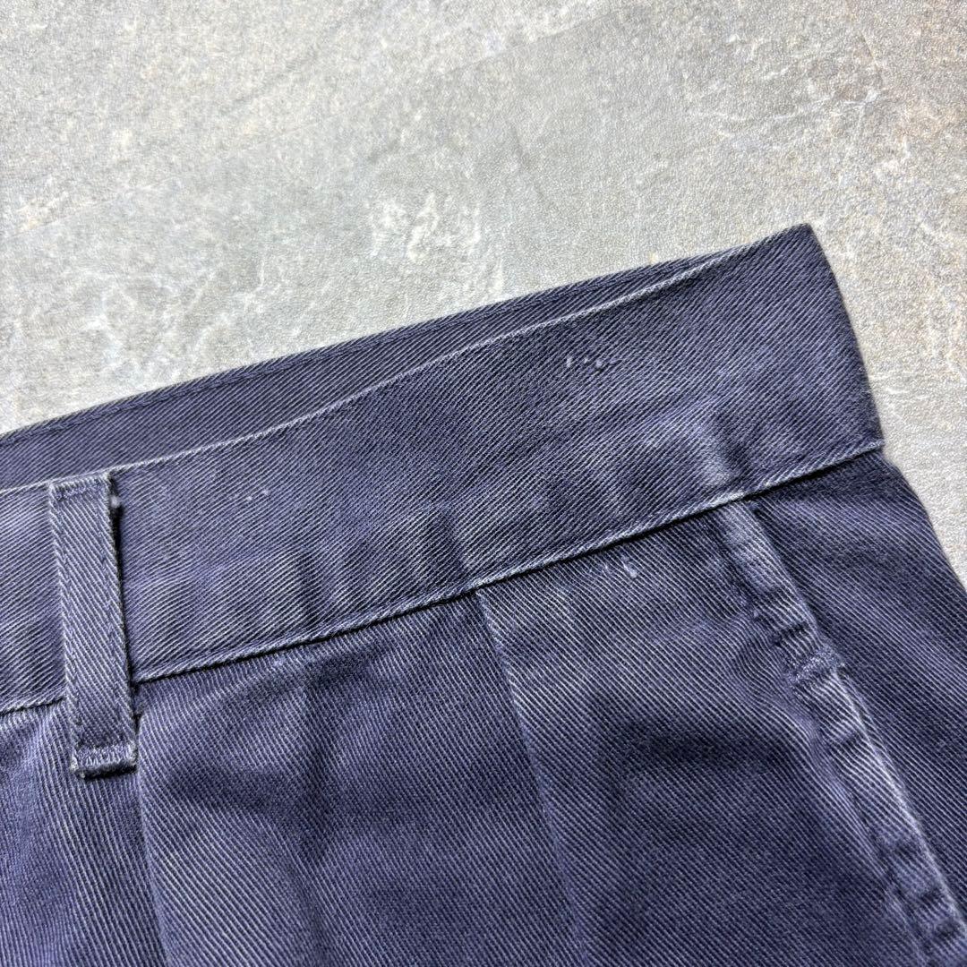 Ralph Lauren〈ワイドチノパンツ 90s USA製 ネイビー W33〉