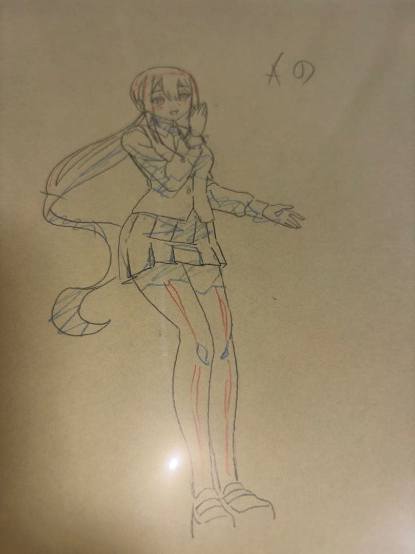 【非売品・4枚セット】 ばっどがーる 生原画 水鳥亜鳥 ワルラジ公録 会場限定