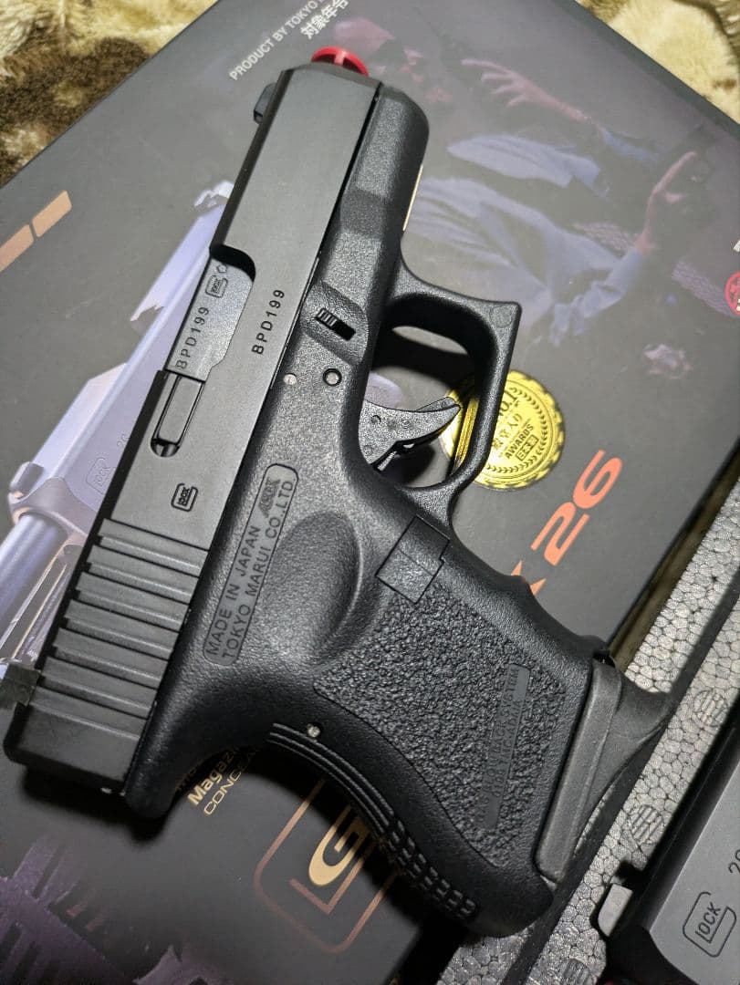 GLOCK 26 ガスガン 2丁 予備マガジン1本