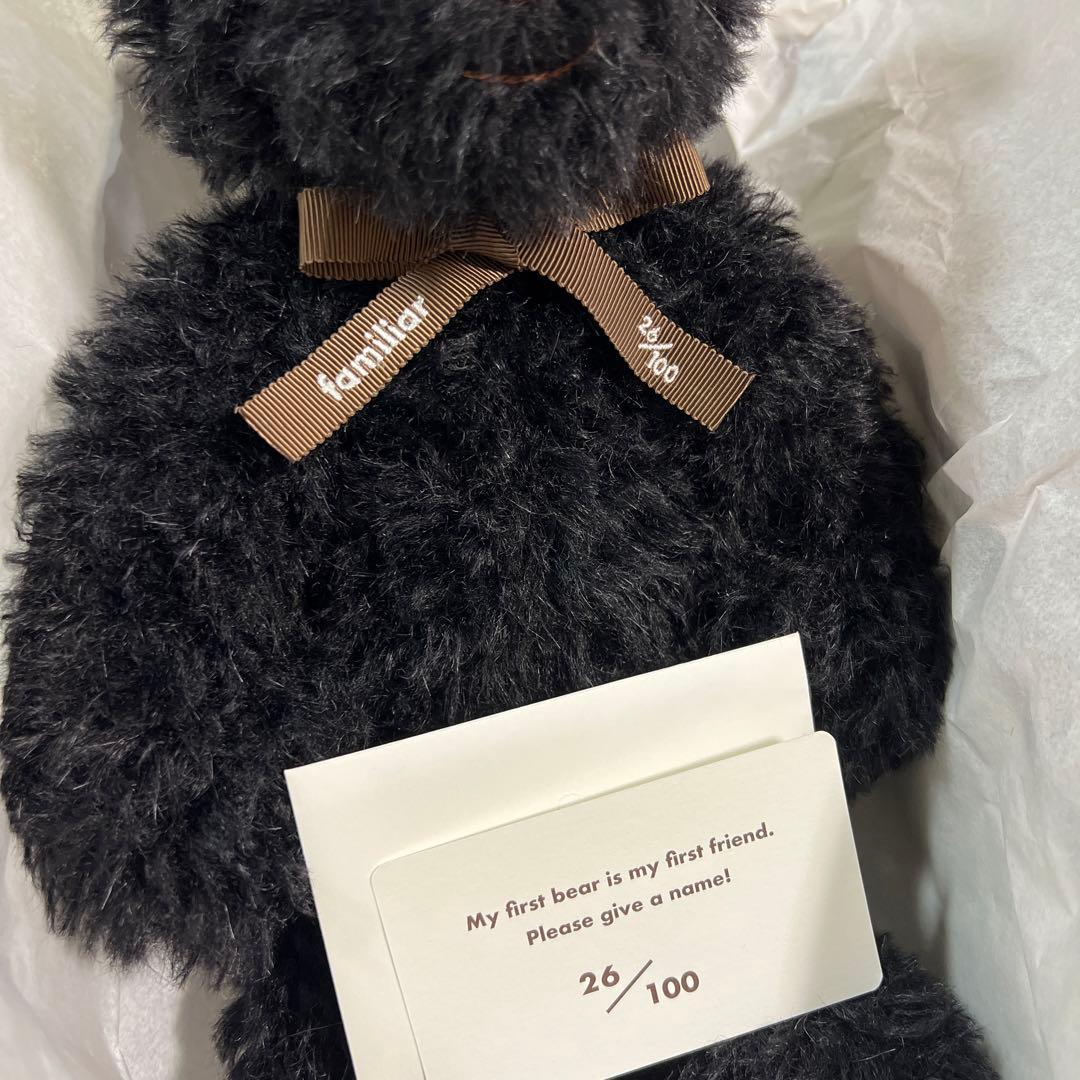 ファミリア　familiar❤️100体限定　ブラックベア　シュタイフ社製