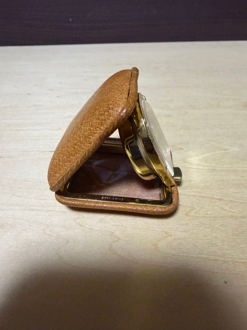 ANGELUS MIDGET 時計 目覚まし 不動、アラームは可動 スイス製