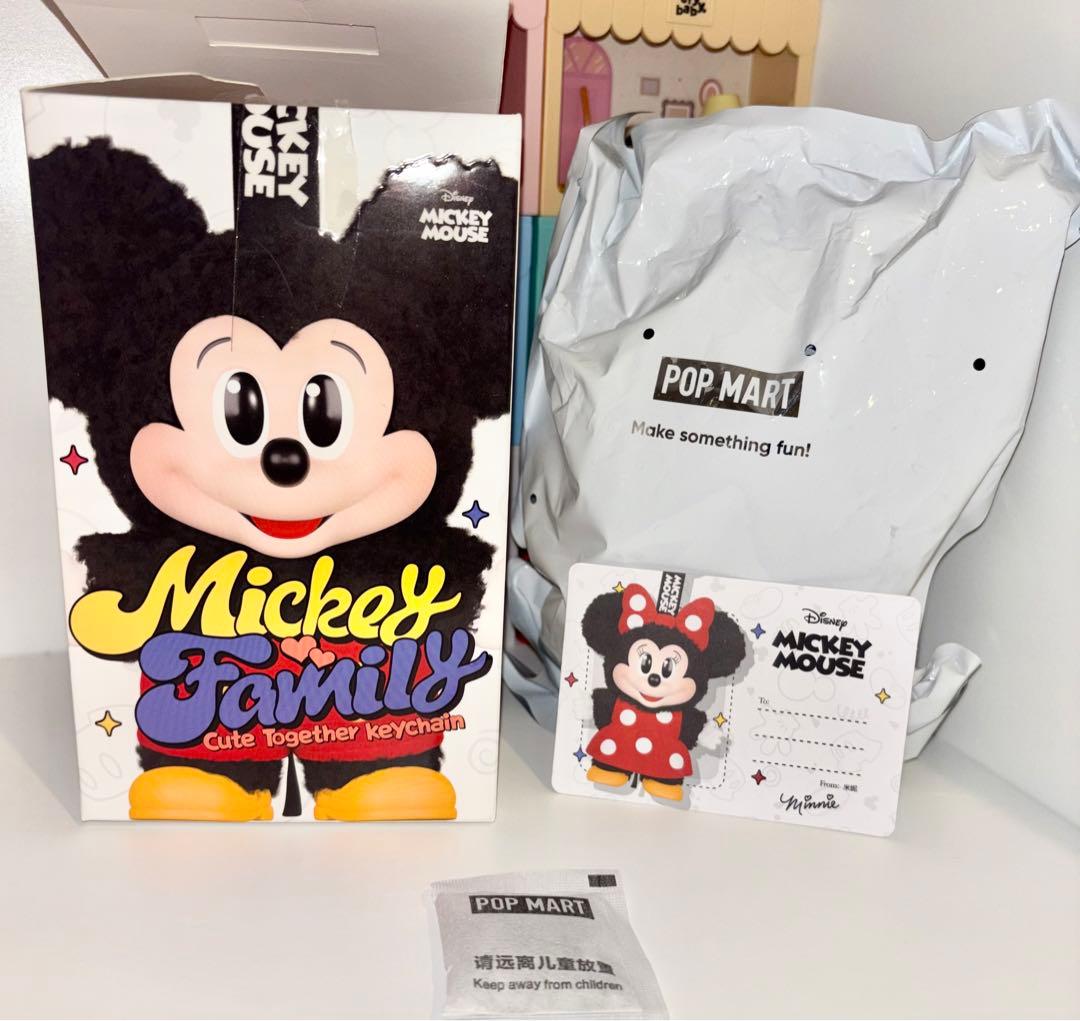 POPMART DISNEY ミッキーファミリーキュート ミニーとミッキーセット