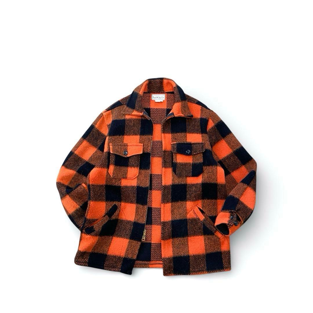 60s Gander Mountain バッファロー チェック ウールジャケット