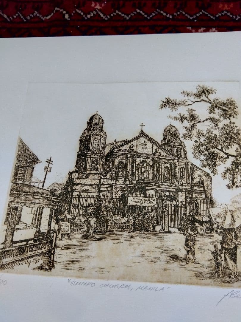 エッチング版画 4枚