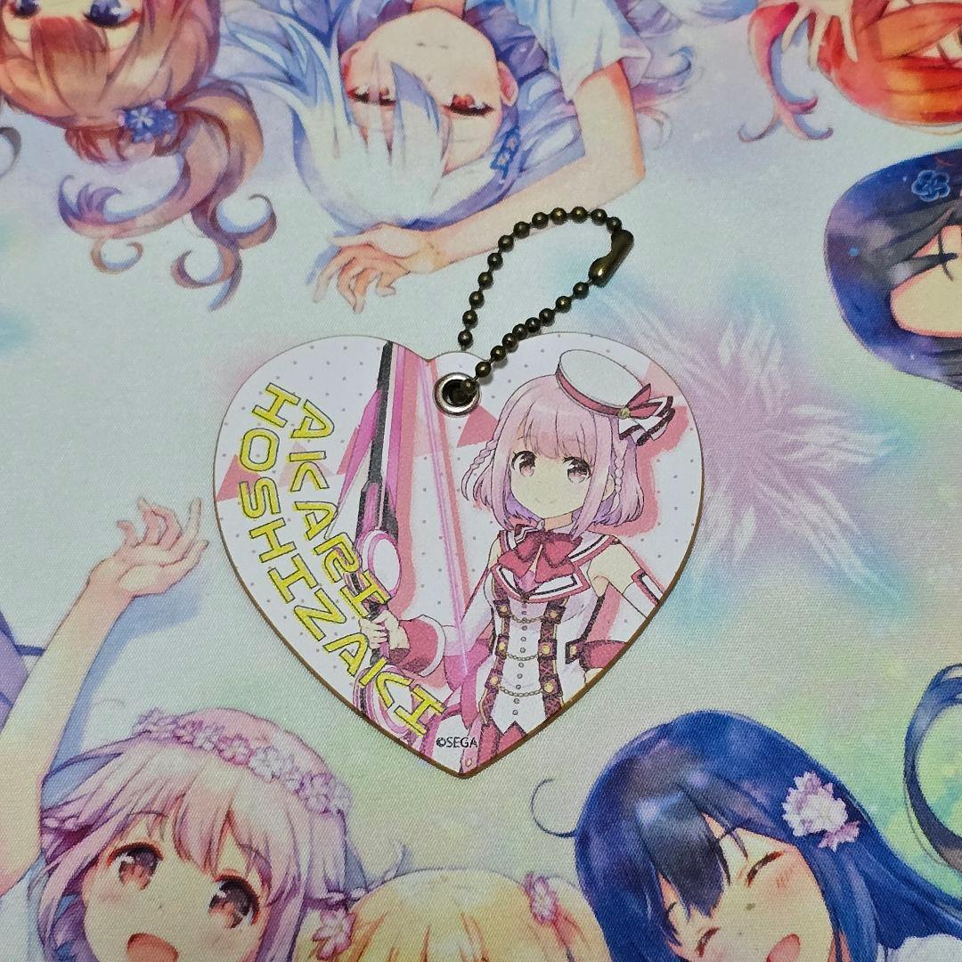 オンゲキ 星咲あかり ハート型ラバーチャーム