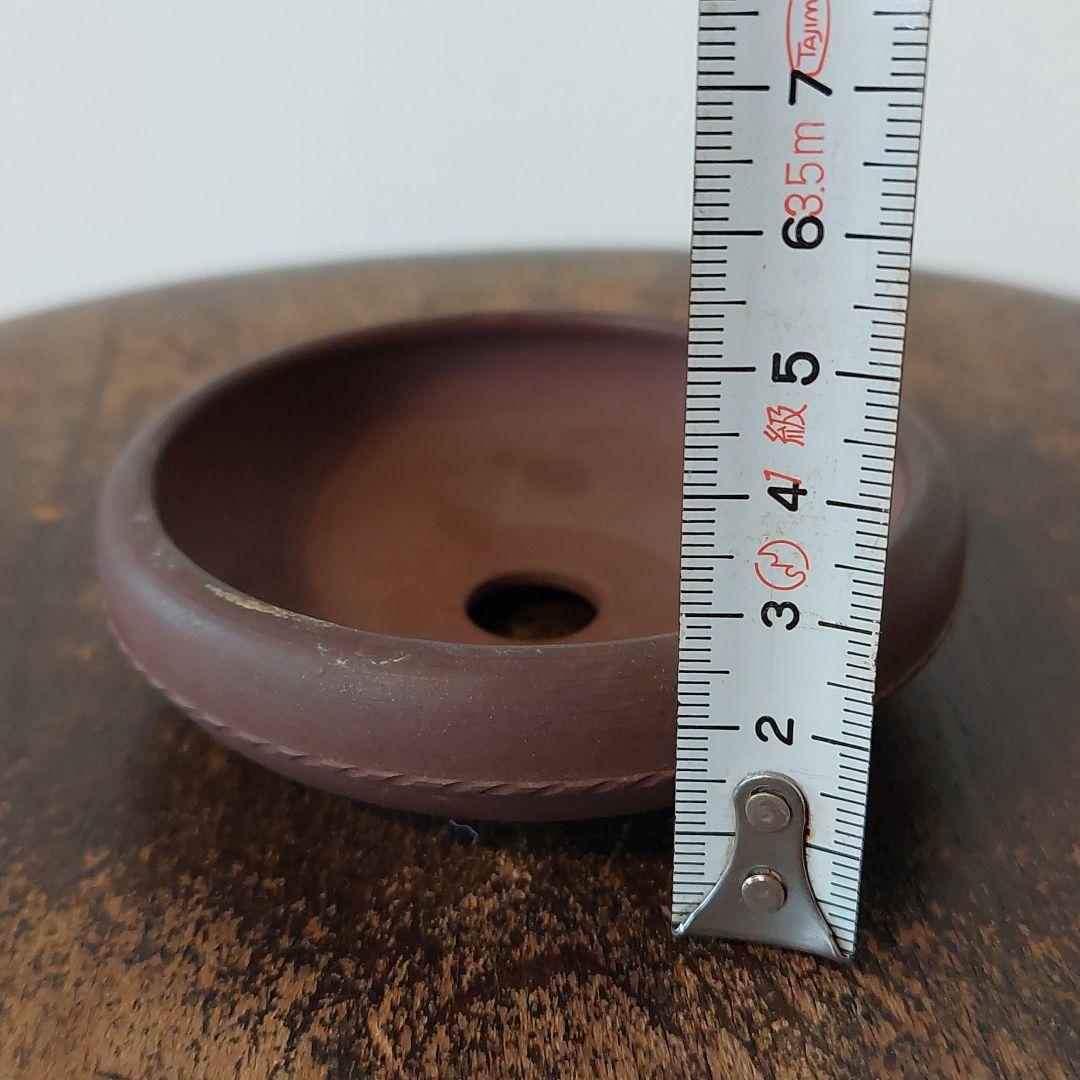 ☺️ミニ盆栽鉢　陶器　盆栽　鉢　落款あり