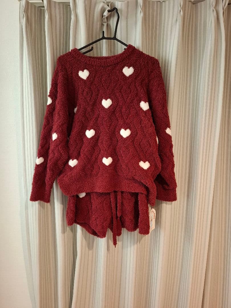 gelato pique ジェラートピケ　ハートアランプルオーバー　上下セット