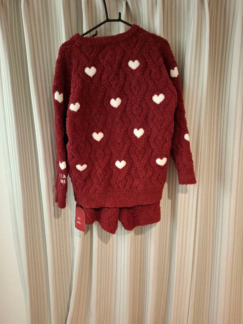 gelato pique ジェラートピケ　ハートアランプルオーバー　上下セット