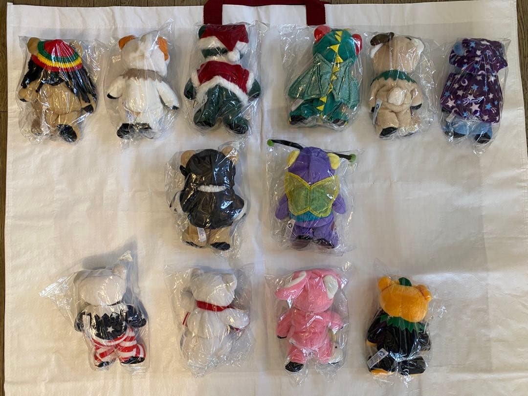 デッドベア　ビーンベア　12体セット　7インチ