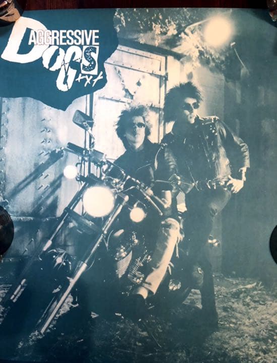 ■超デッドストック■Aggressive Dogs_2ndポスター88年非売品
