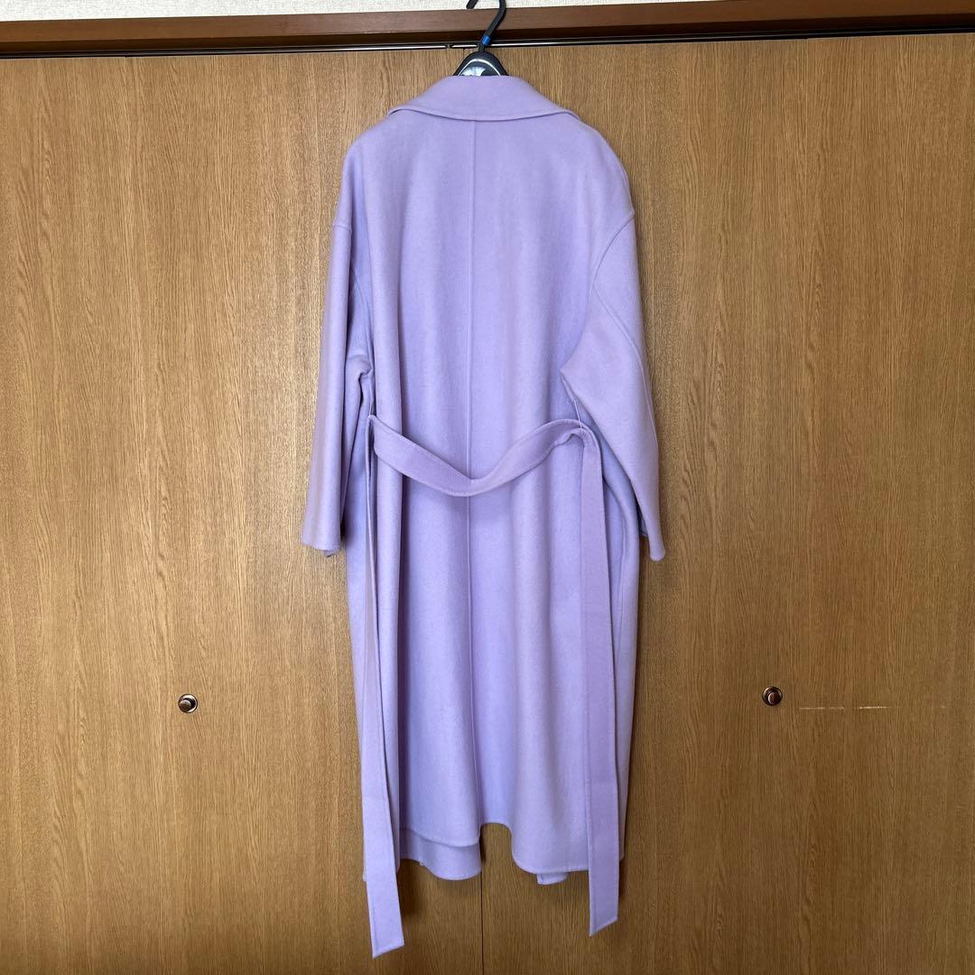 新春値下げ　極美品　23区 マンテコ社　ロング ウールコート　大きいサイズ46