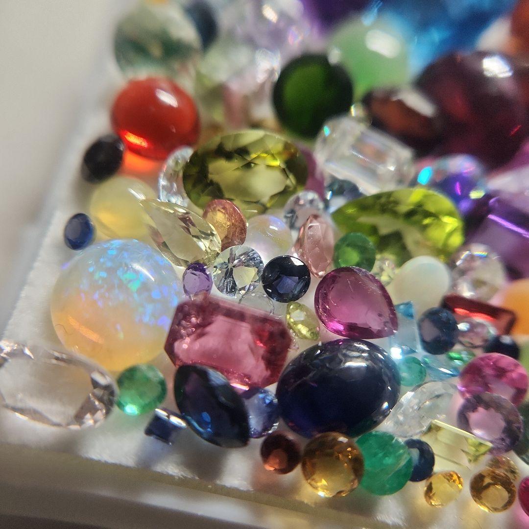 大量天然ルース他色石まとめ 2660