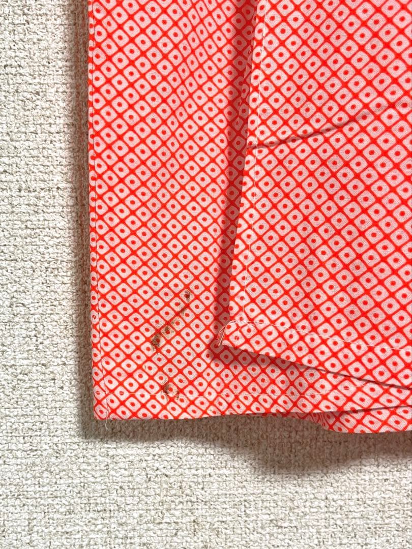 七五三 3歳 絞り柄 着物 アンティーク 被布セット