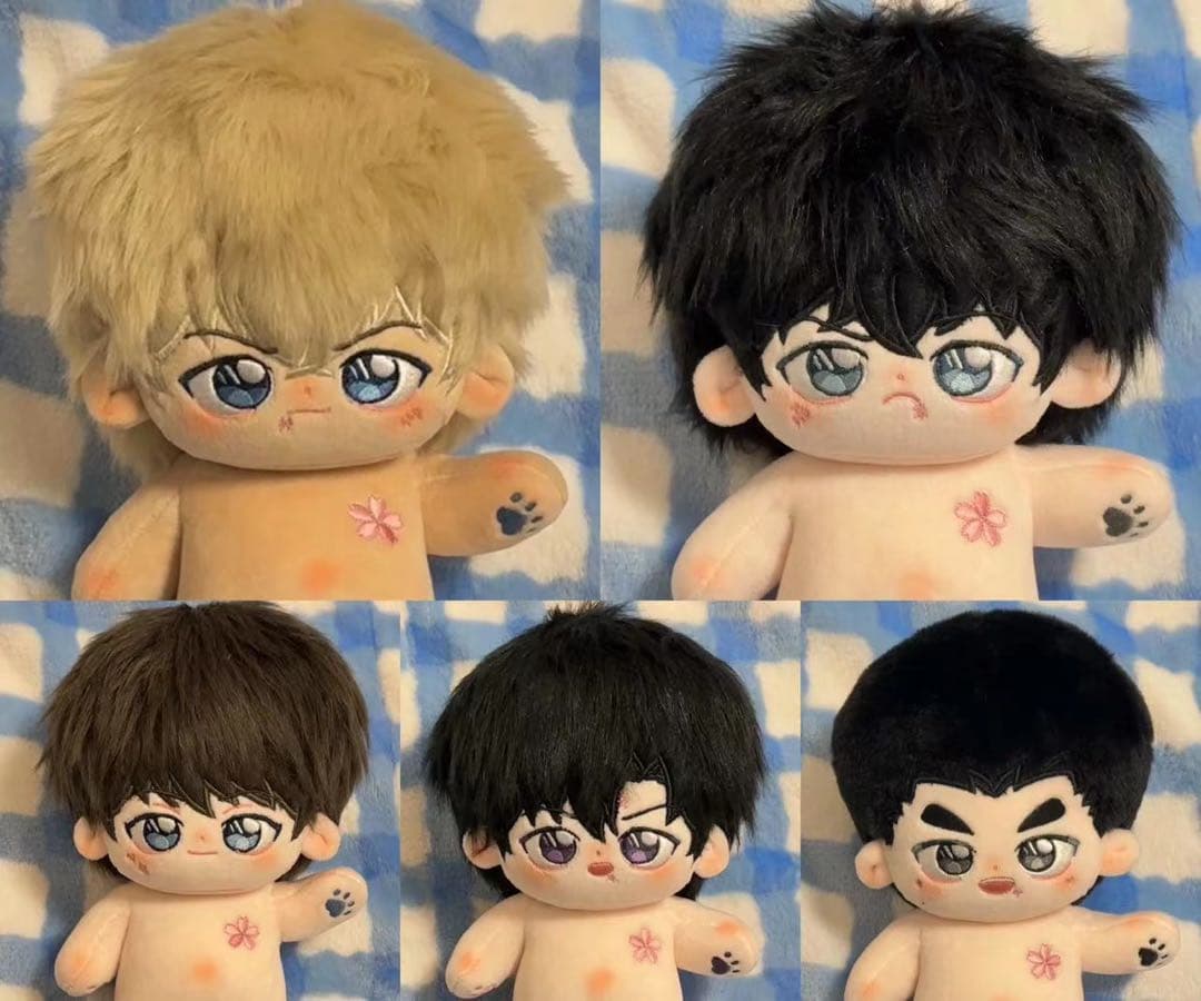 着せ替えぬいぐるみ　名探偵コナン　降谷零 　松田陣平　諸伏景光　萩原研二　伊達航