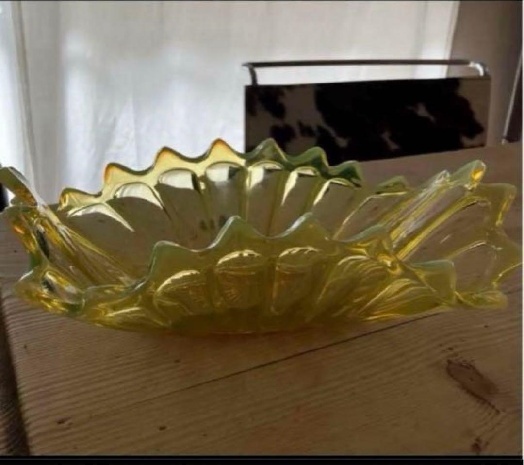 フォストリアエアルームワセリンガラスウランガラスheirloom 特大コンポート