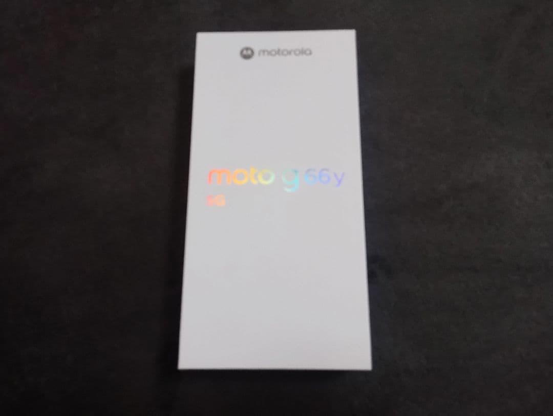 【新品未使用未開封箱付】motorola moto g66y ディルグリーン 緑