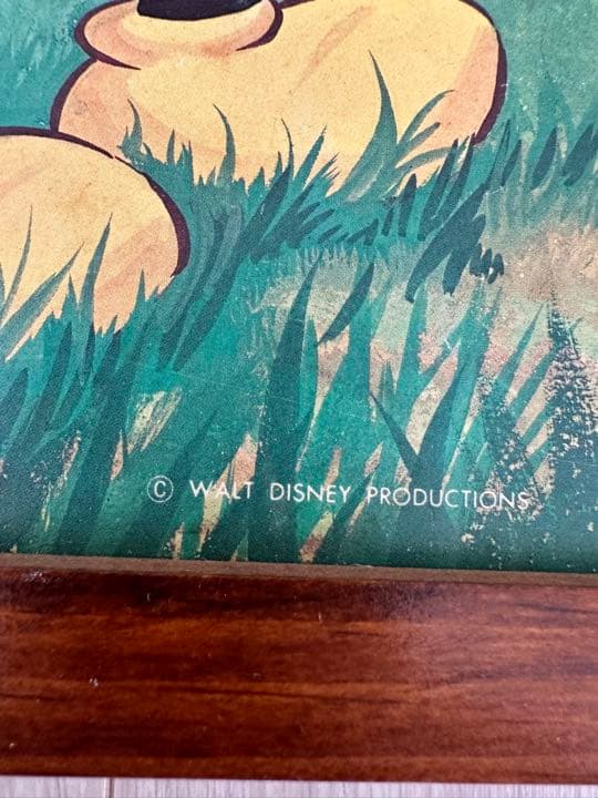 ディズニー　ヴィンテージ バンビ木製アンティーク　あちゃちゅむムチャチャ古着