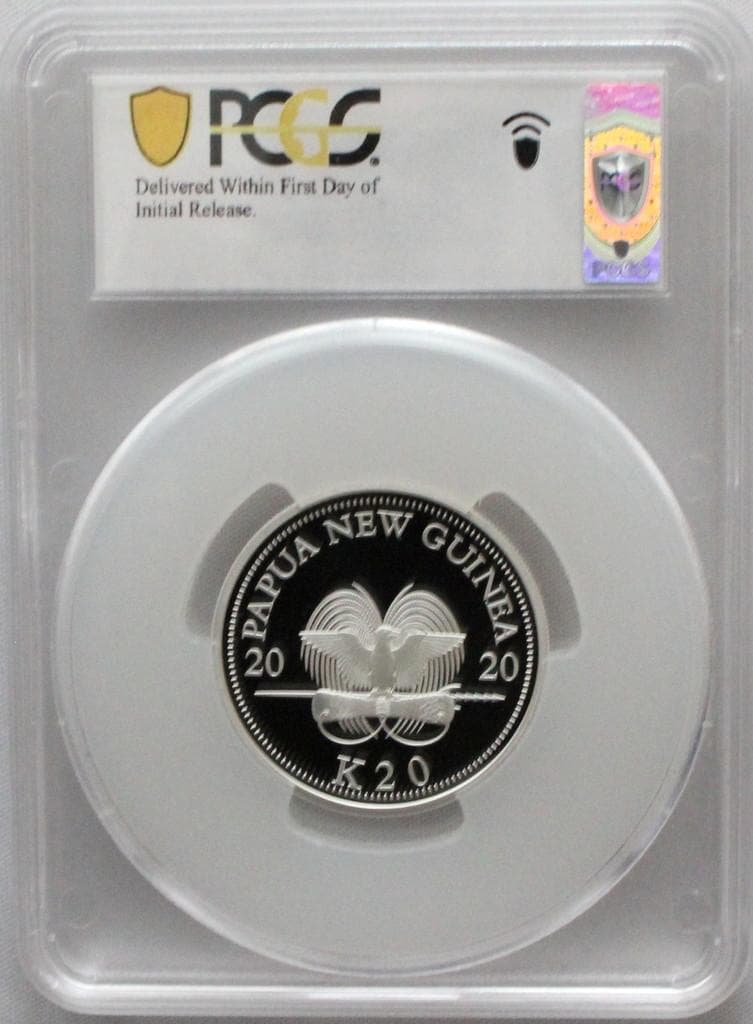 ひこさん専用2020年 パプアニューギニア極楽鳥 20PCGS PR70DCAM