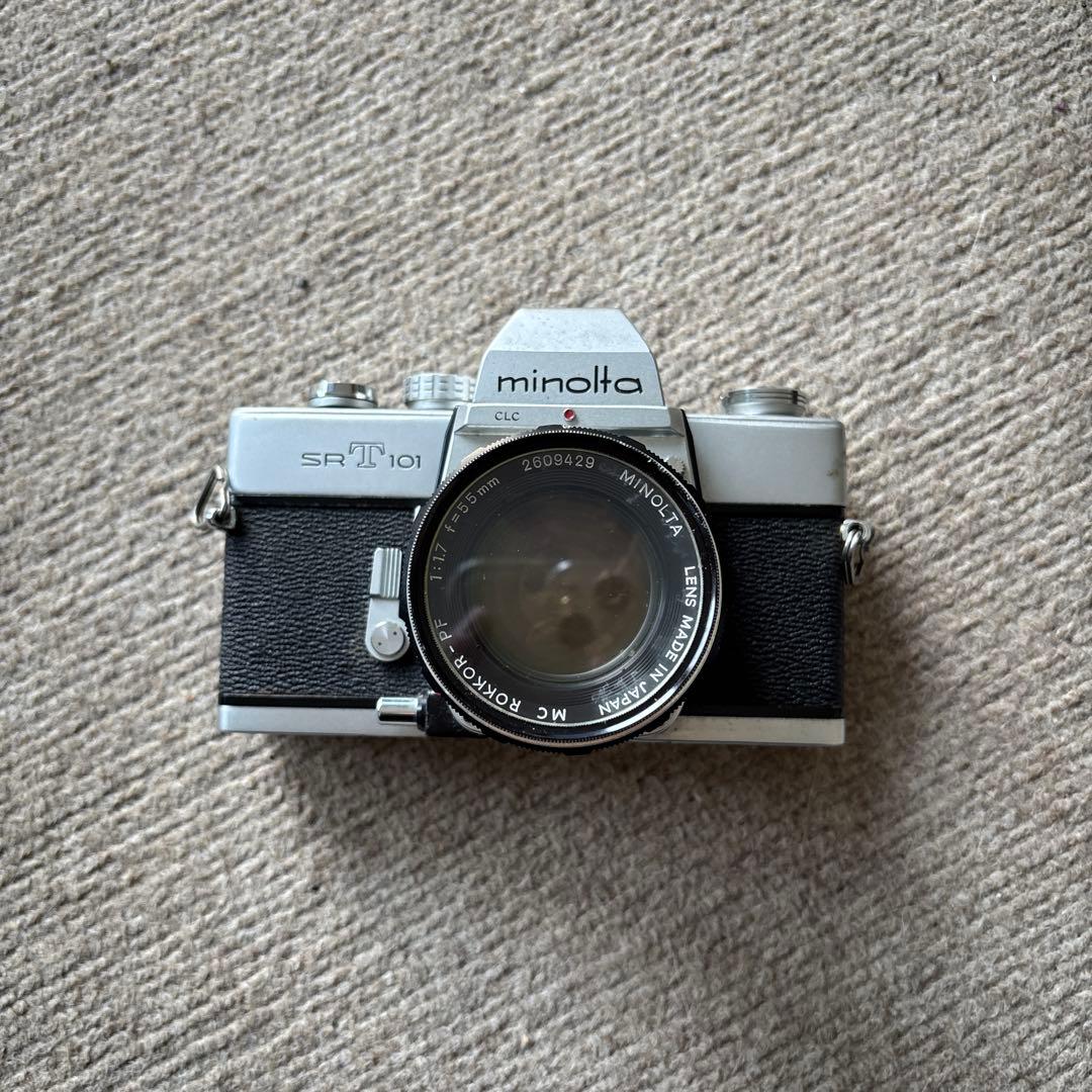 フィルムカメラミノルタSRT101×55mmＦ1.7