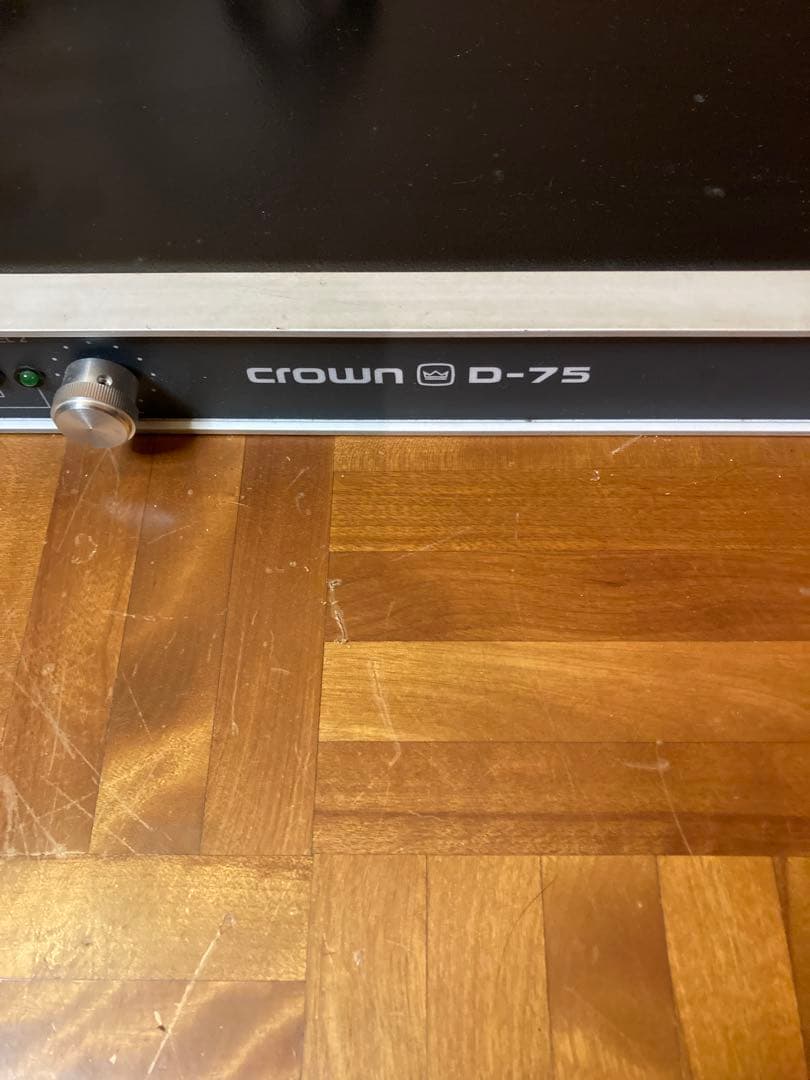 crown d75 ステレオパワーアンプ　中古