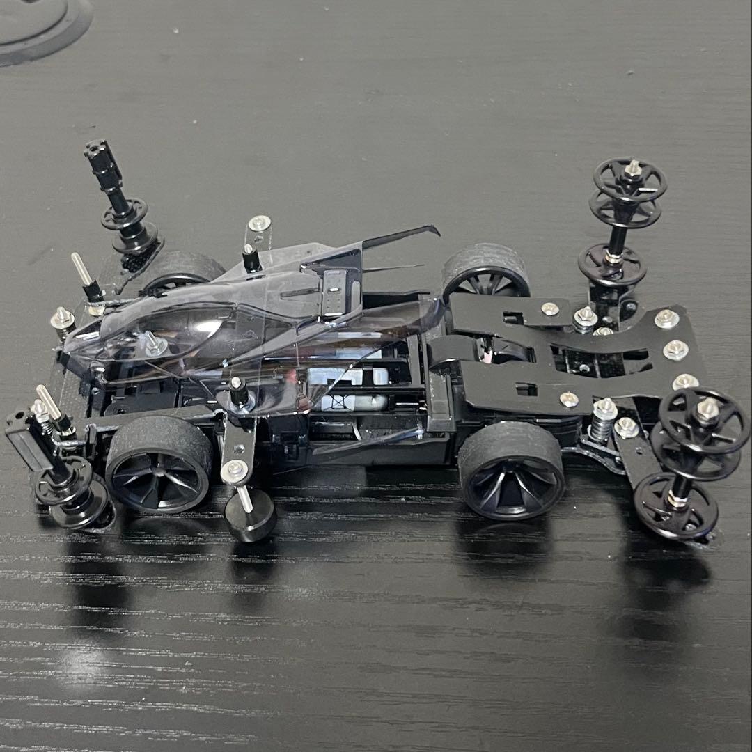 ミニ四駆 MSフレキ サンダーショット スモーク ATバンパー 提灯 ブラック