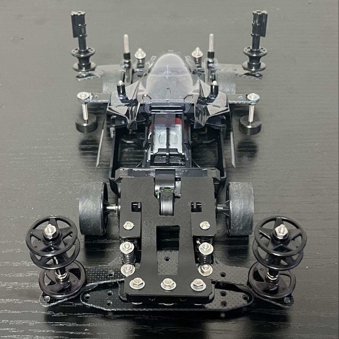 ミニ四駆 MSフレキ サンダーショット スモーク ATバンパー 提灯 ブラック