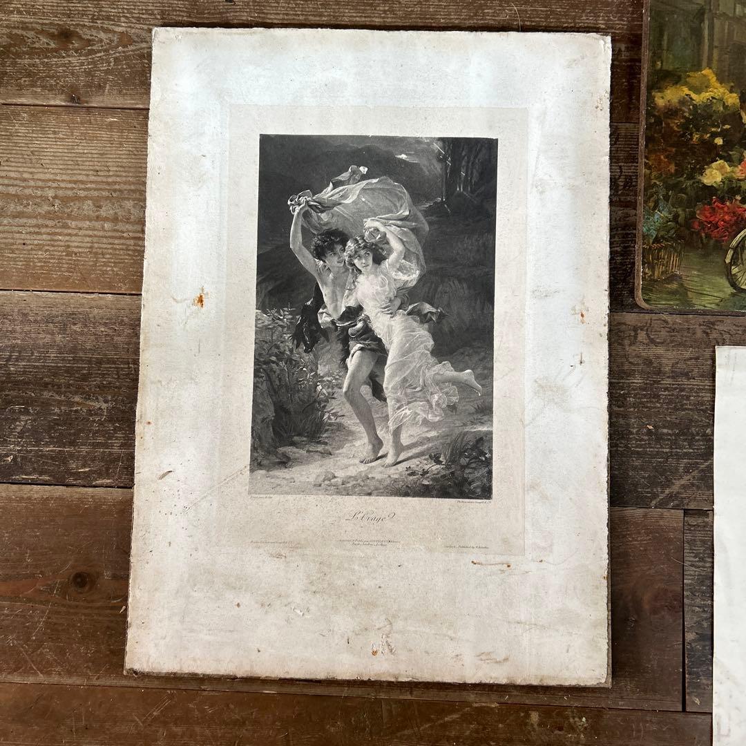 3点セット　フランス　絵画