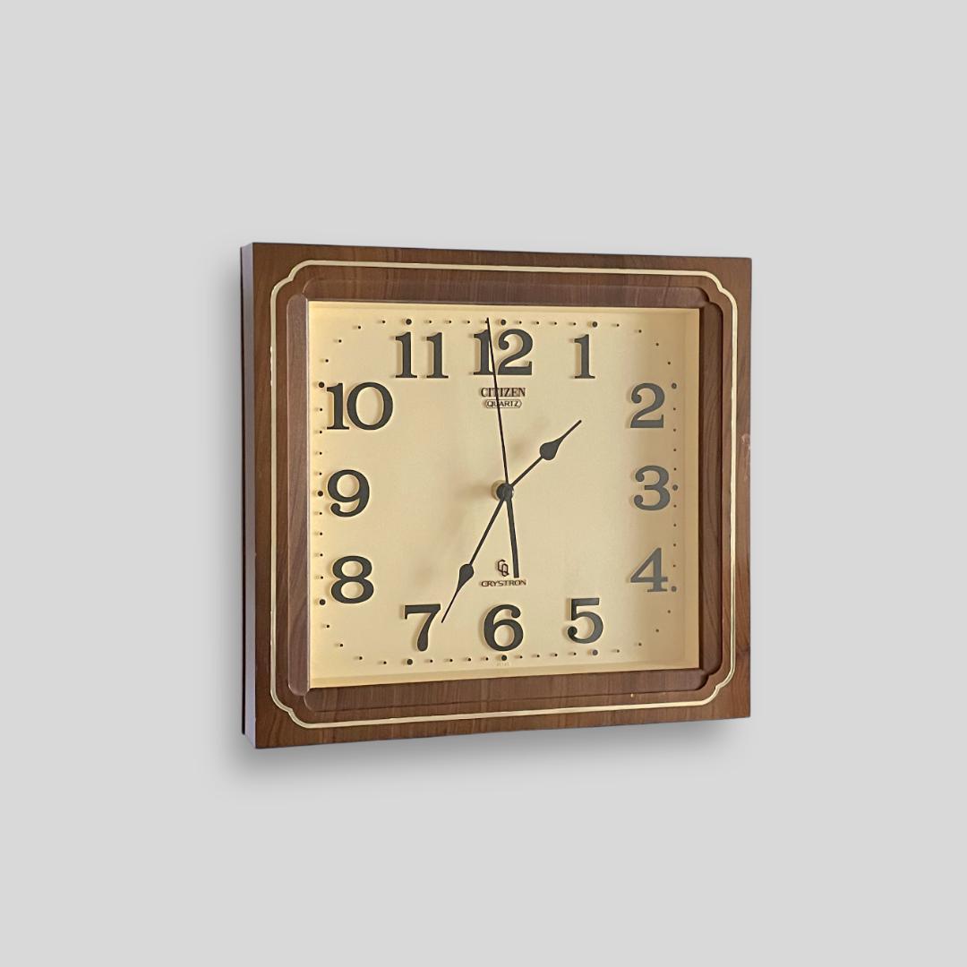 1970s【CITIZEN】シチズン ヴィンテージ モダンデザイン 掛け時計