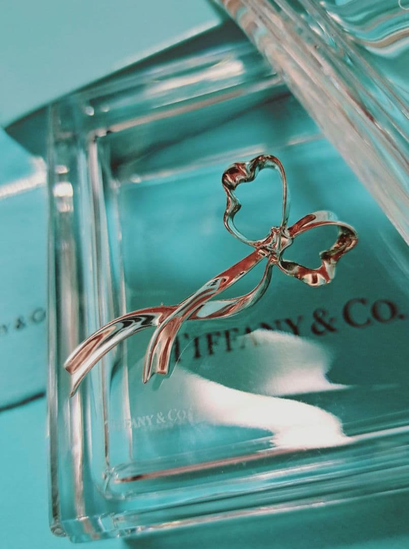 ティファニー リボン ヴィンテージ ブローチ