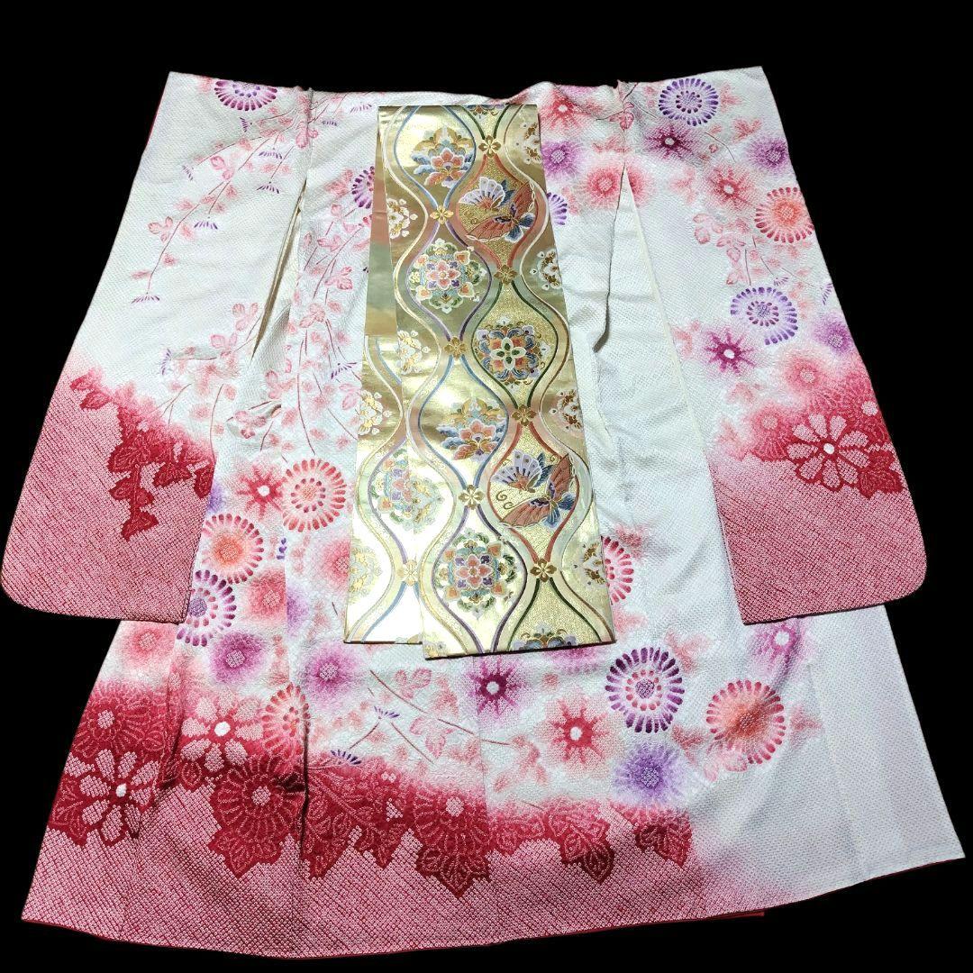 振袖フルセット(7点)・成人式・手絞り・本絞り・高級手縫い・逸品