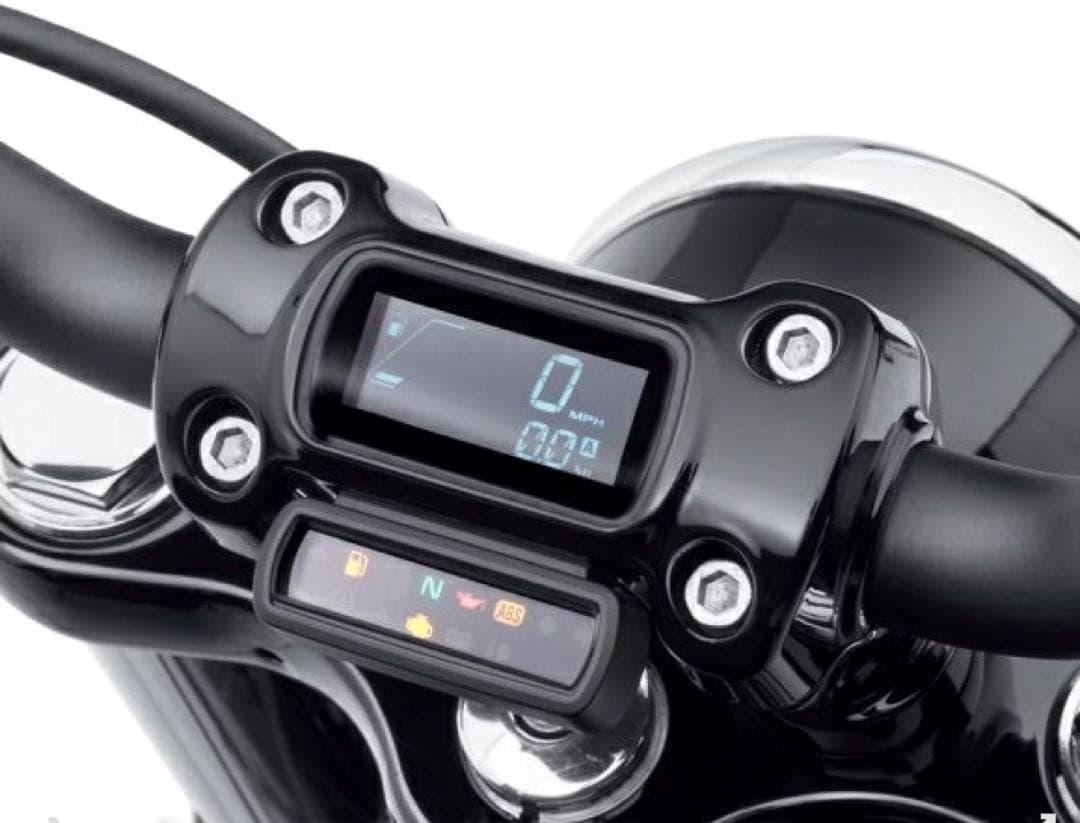 【純正】ハンドルバーライザー＆クランプキット グロスブラック ハーレー純正