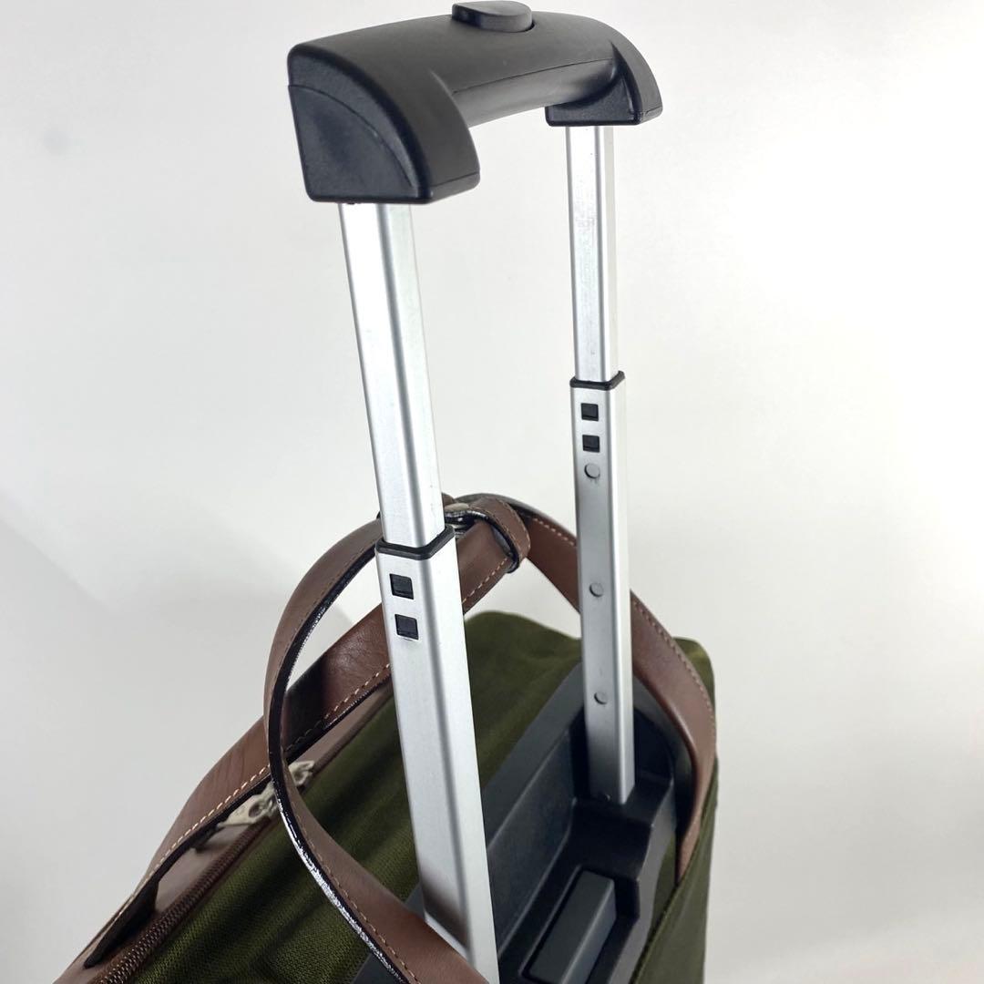 【極美品】PROTECA ソリエ　キャリーバッグ　キャスターロック機能　カーキ