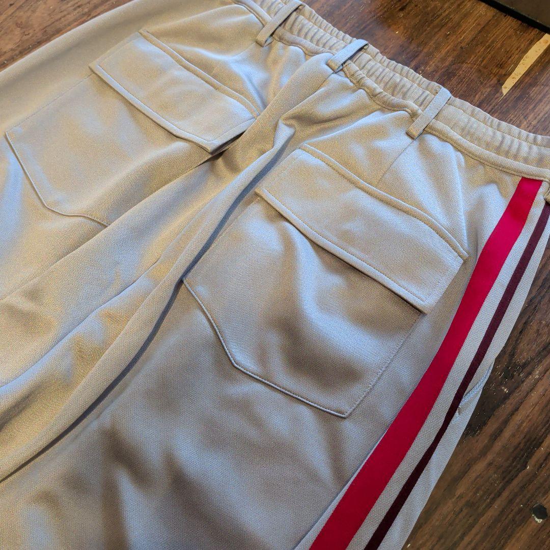 ヨウジ・ヤマモト　S′YTE　サイト　ストライプサルエルジャージパンツ