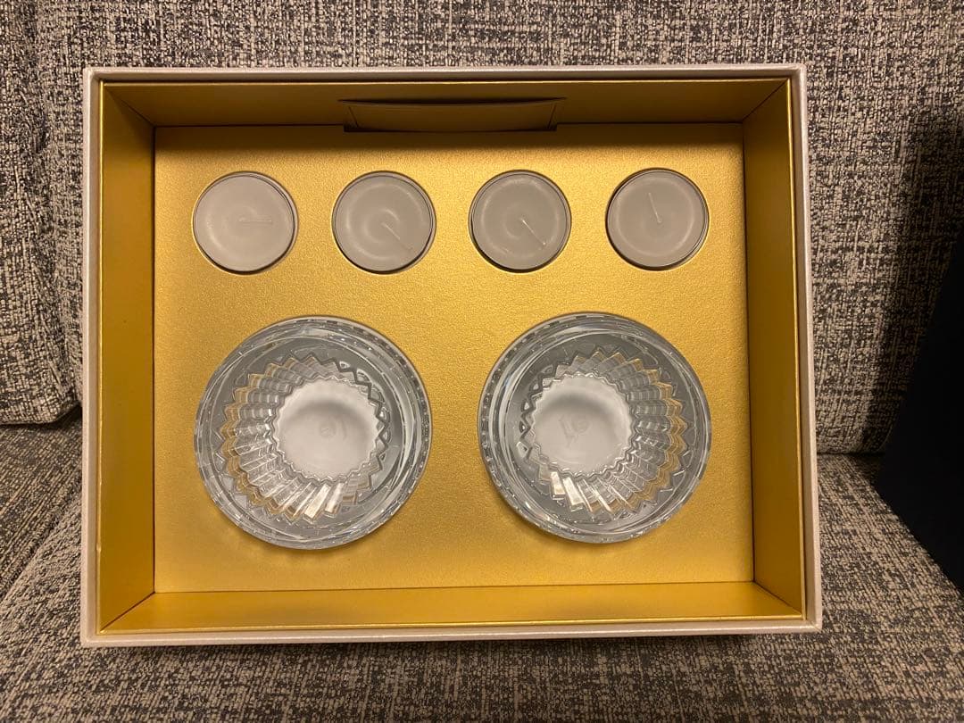 CHAUMET非売品キャンドルホルダー(バカラ製)